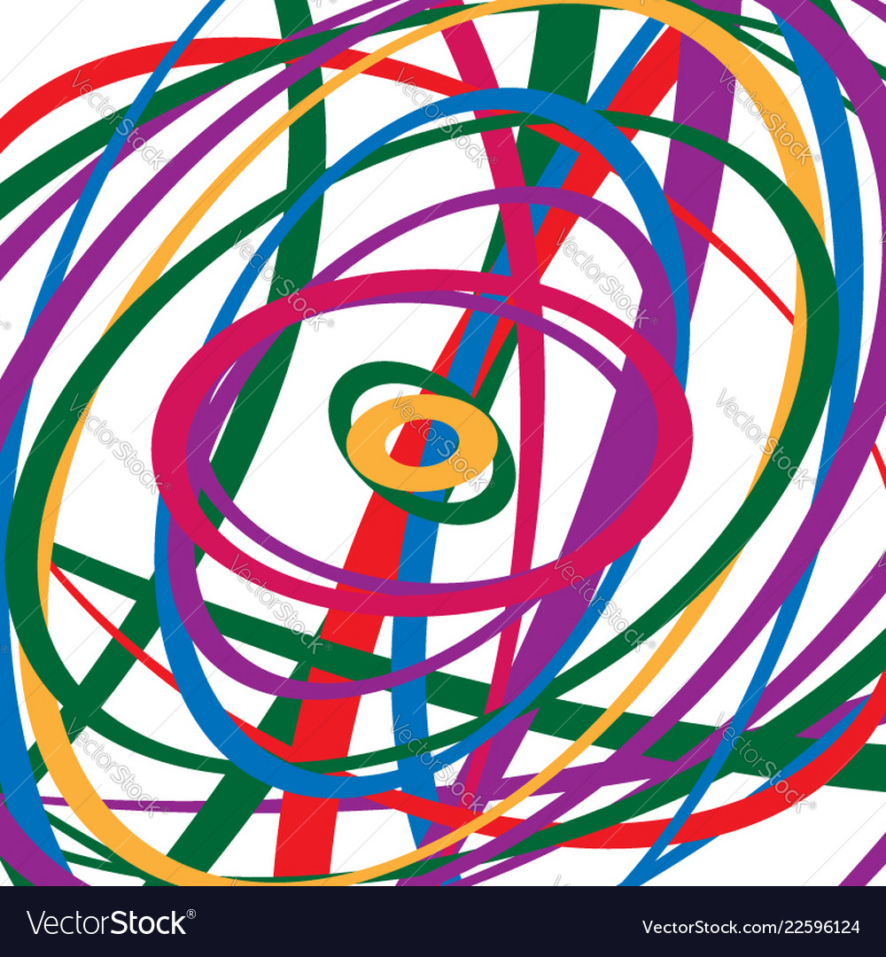 Circular spirally abstract pattern with colorful vector image Circular spirally abstract pattern with colorful