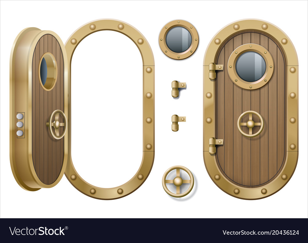 Door ship Royalty Free Vector Image - VectorStock