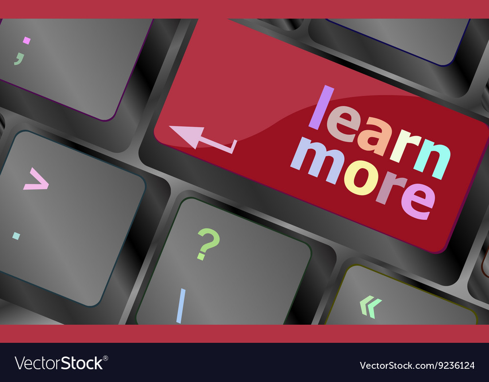 Education concept with learn more button