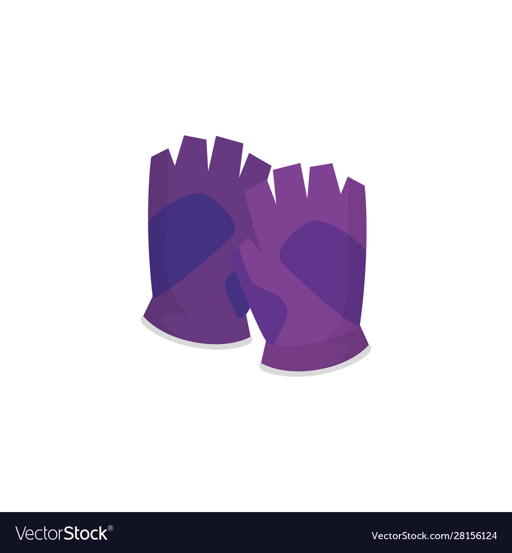 Fingerless glove sport isolated icon