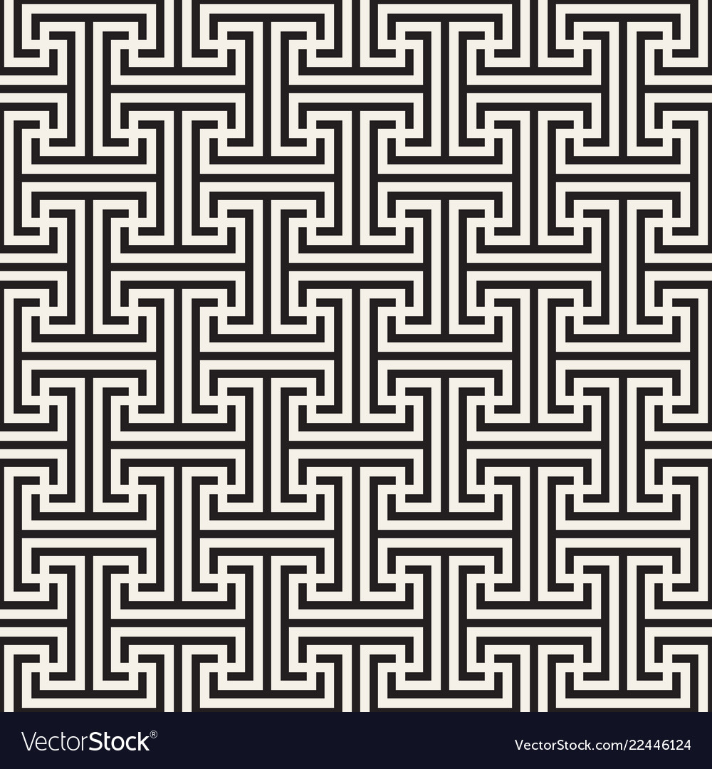 Geometric Line Pattern - Abstract Tile