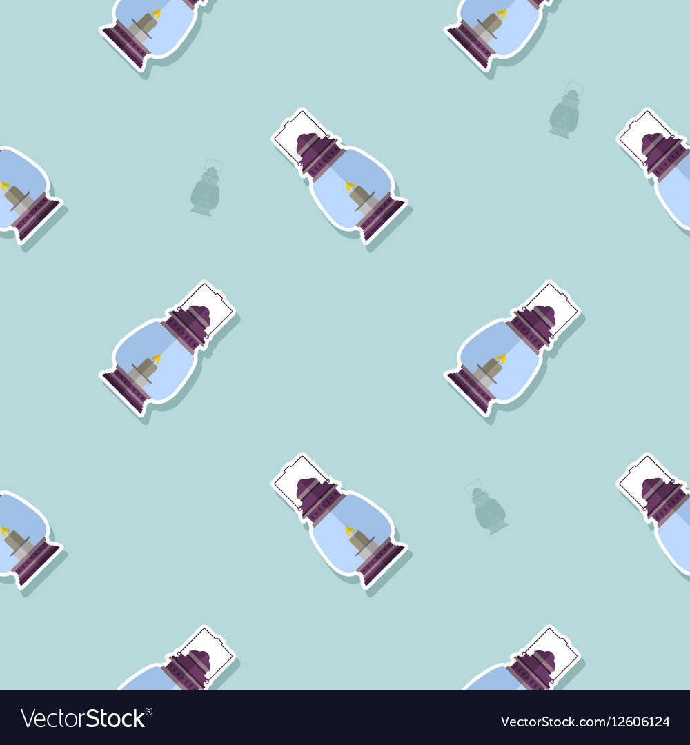 Seamless pattern with lanterns