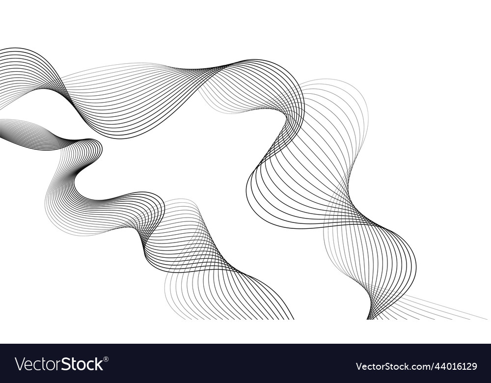 Abstract wave element for design digital vector image Abstract wave element for design digital