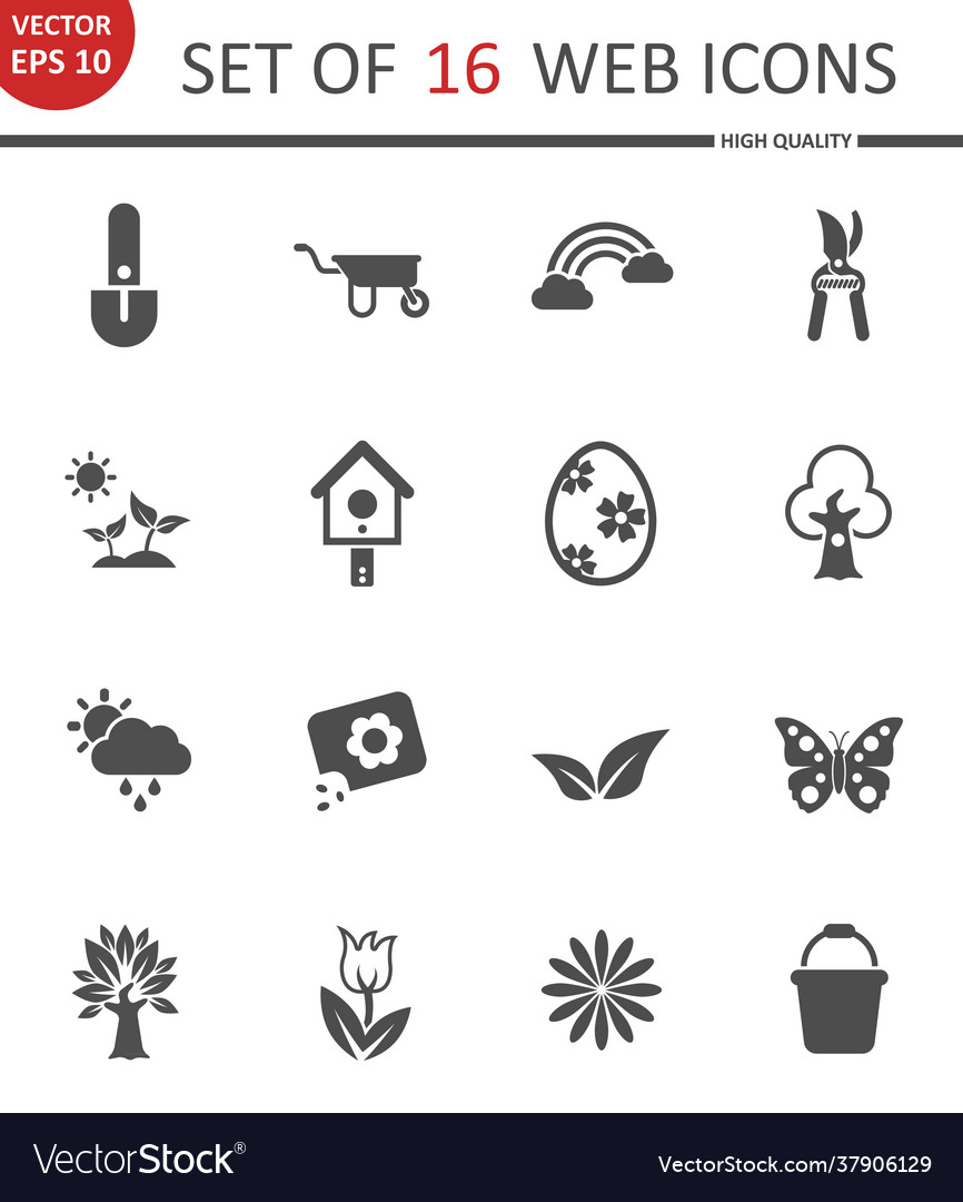Spring web icons