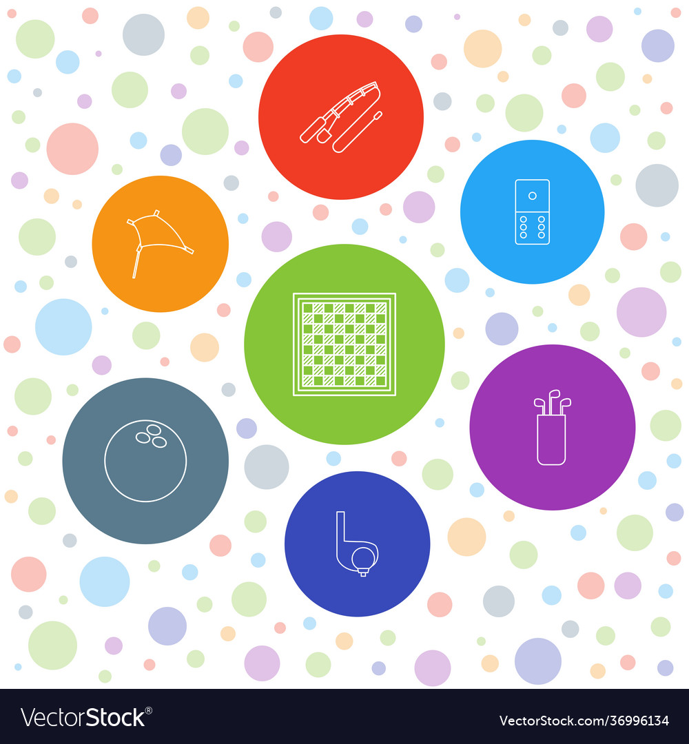 7 hobby icons