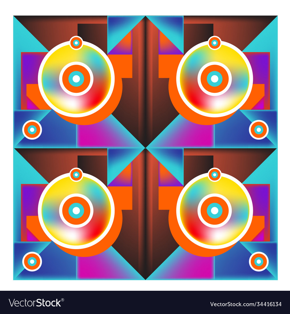 Abstract modern triangles background pattern vector image Abstract modern triangles background pattern