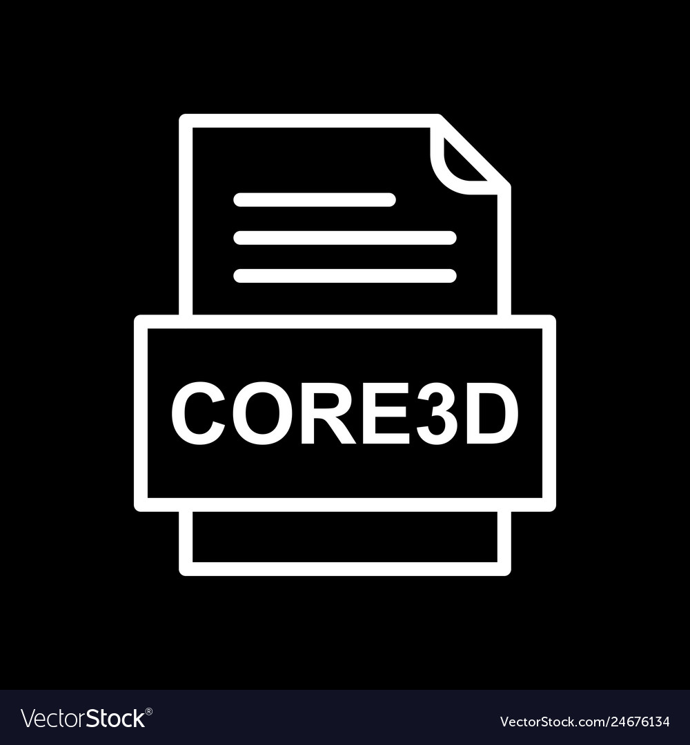 Core3d Datei-Dokument-Symbol