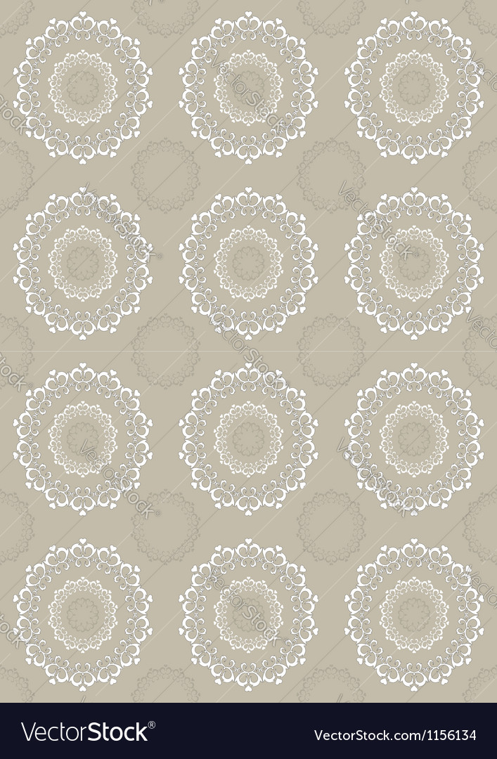 Light beige background with openwork circles