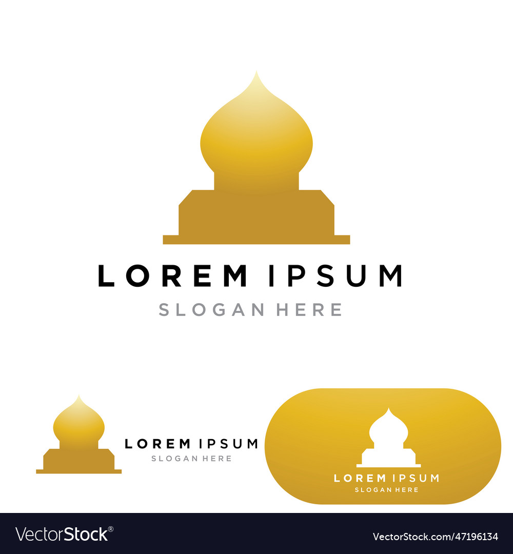 Mosque icon design template