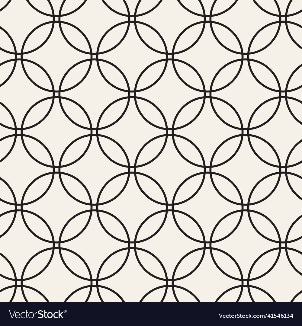 Seamless pattern repeating geometric elements