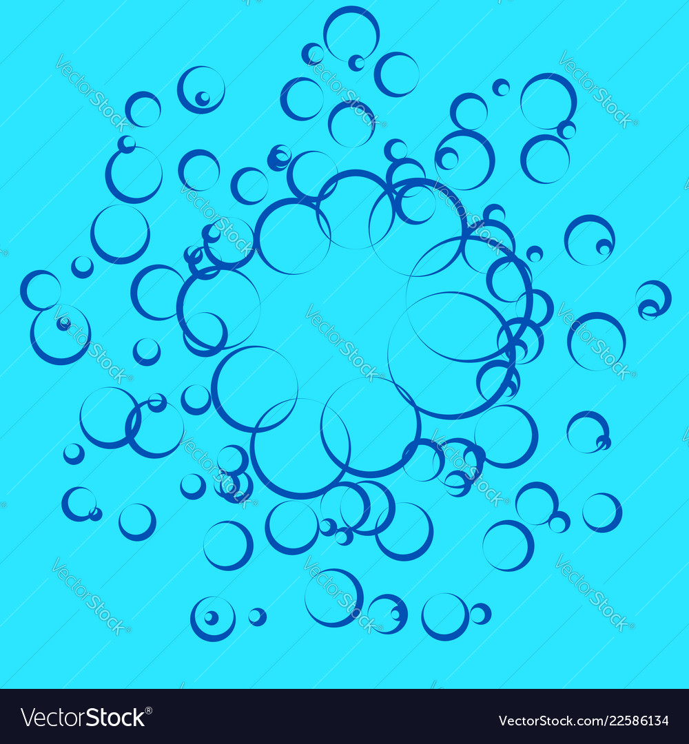 Sparkling background with bubbles abstract vector image Sparkling background with bubbles abstract