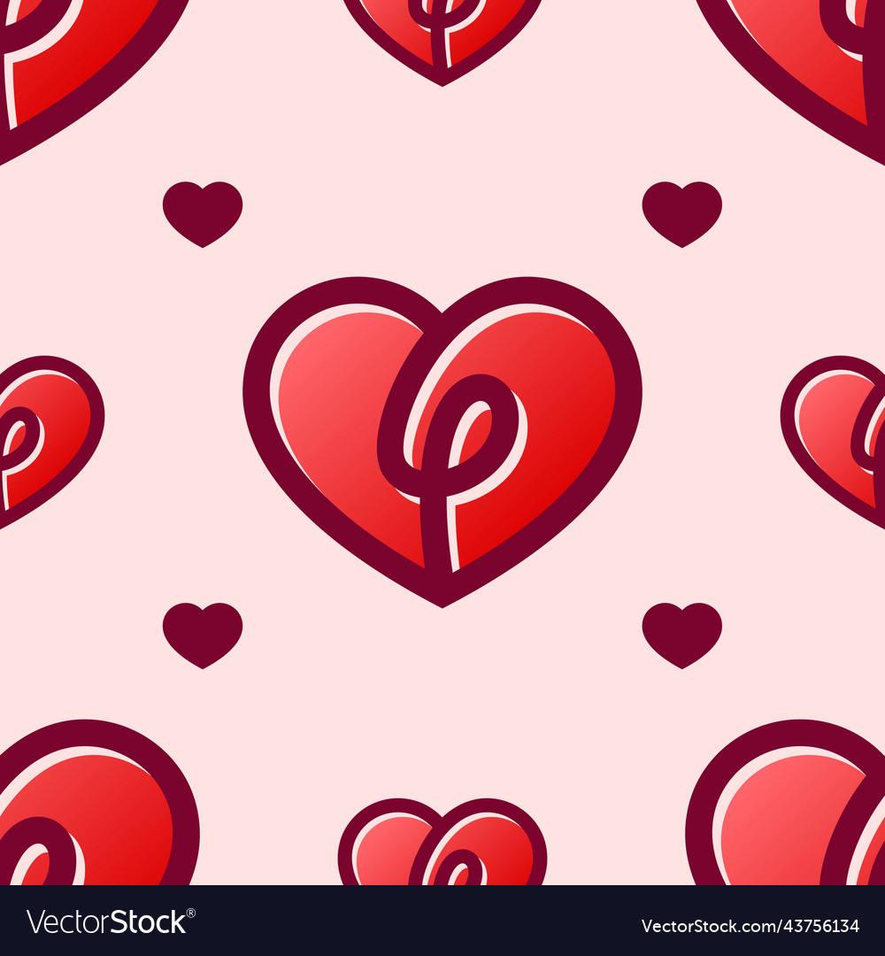 Valentines day seamless pattern background