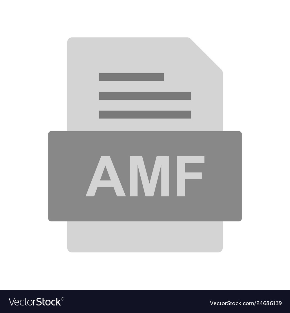 Amf file document icon