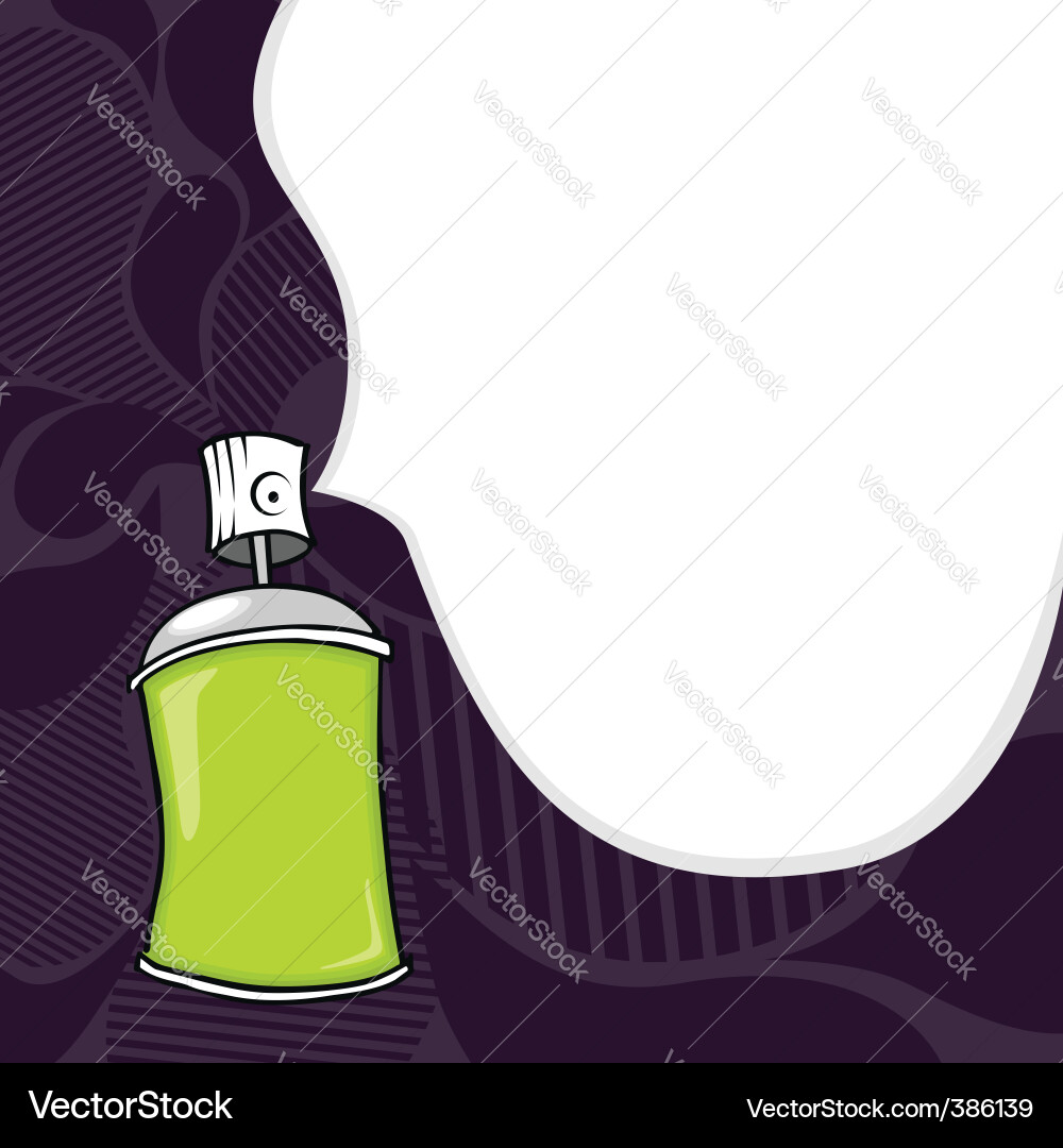 Graffiti spray can Royalty Free Vector Image - VectorStock