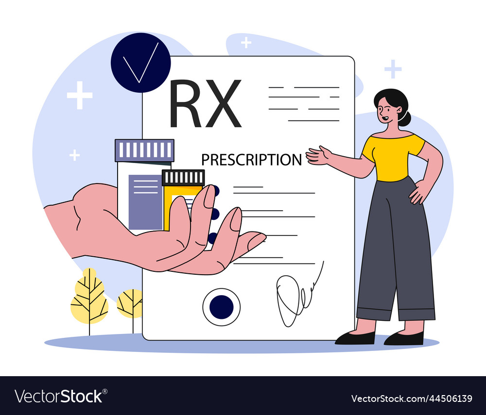 Medication prescription concept