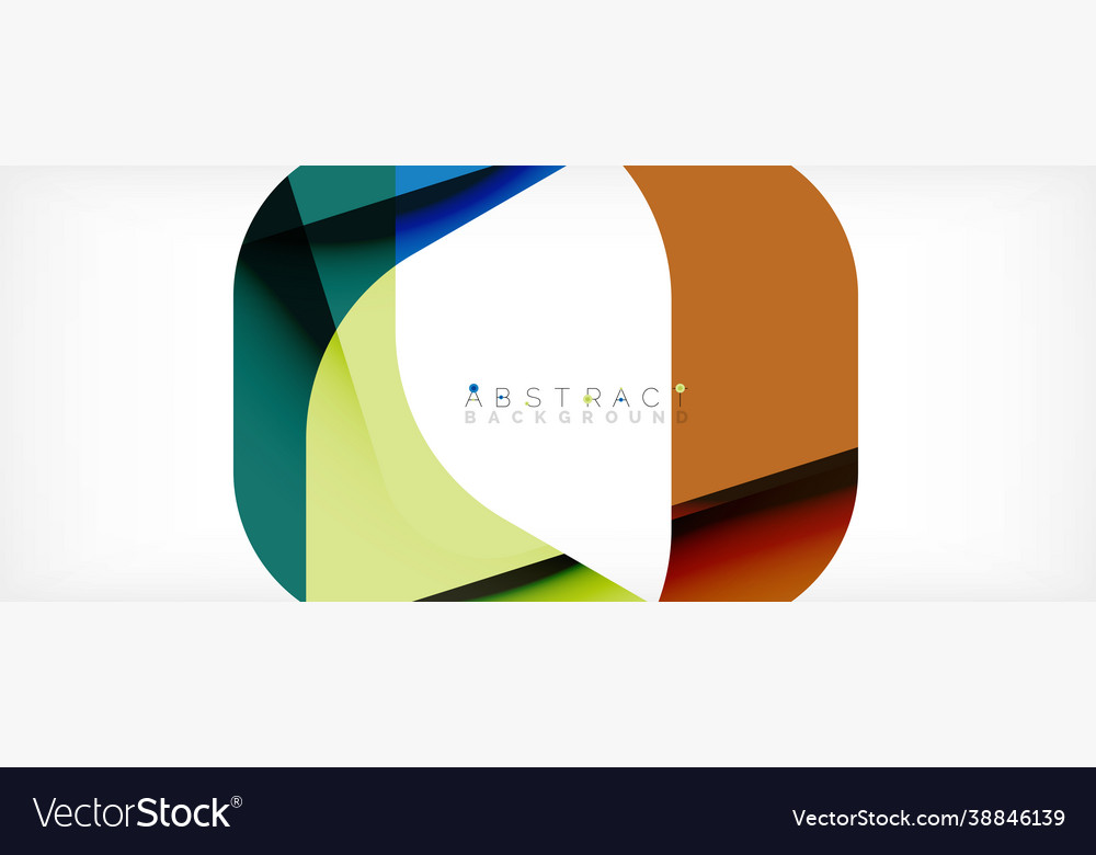 Minimal abstract background - color overlapping