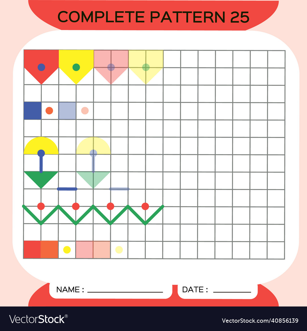 Repeat pattern puzzle copy picture special