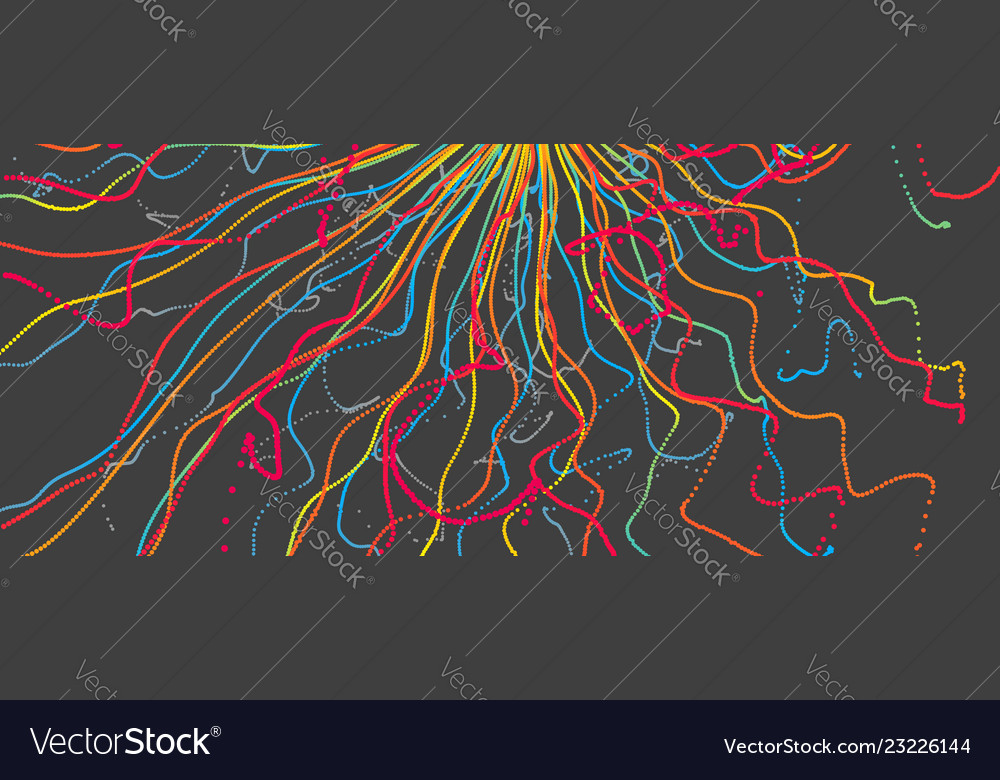 Abstract science or technology background array vector image Abstract science or technology background array