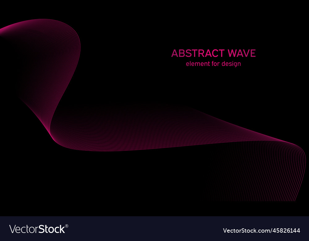 Abstract wave element for design digital vector image Abstract wave element for design digital