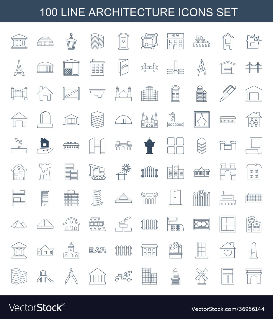 Architecture icons