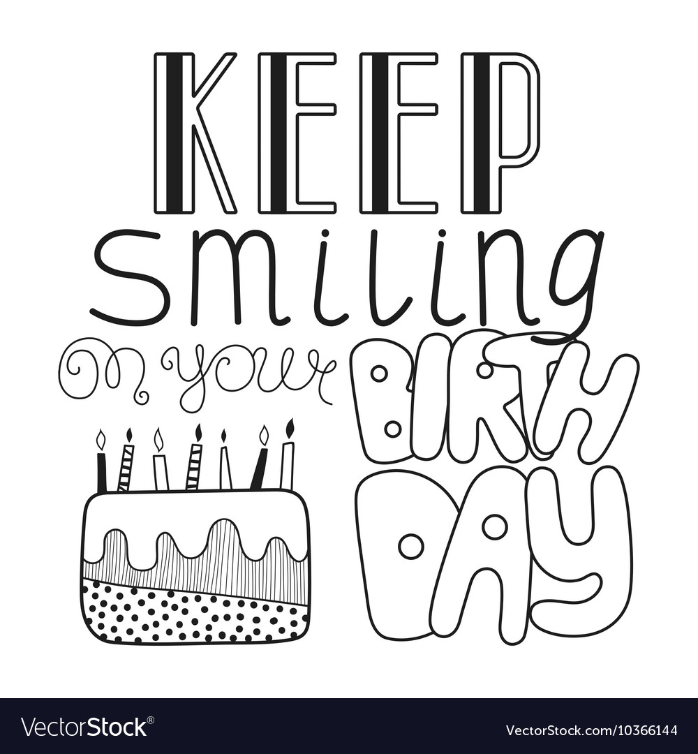 Happy Birthday Black And White Birthday Cards