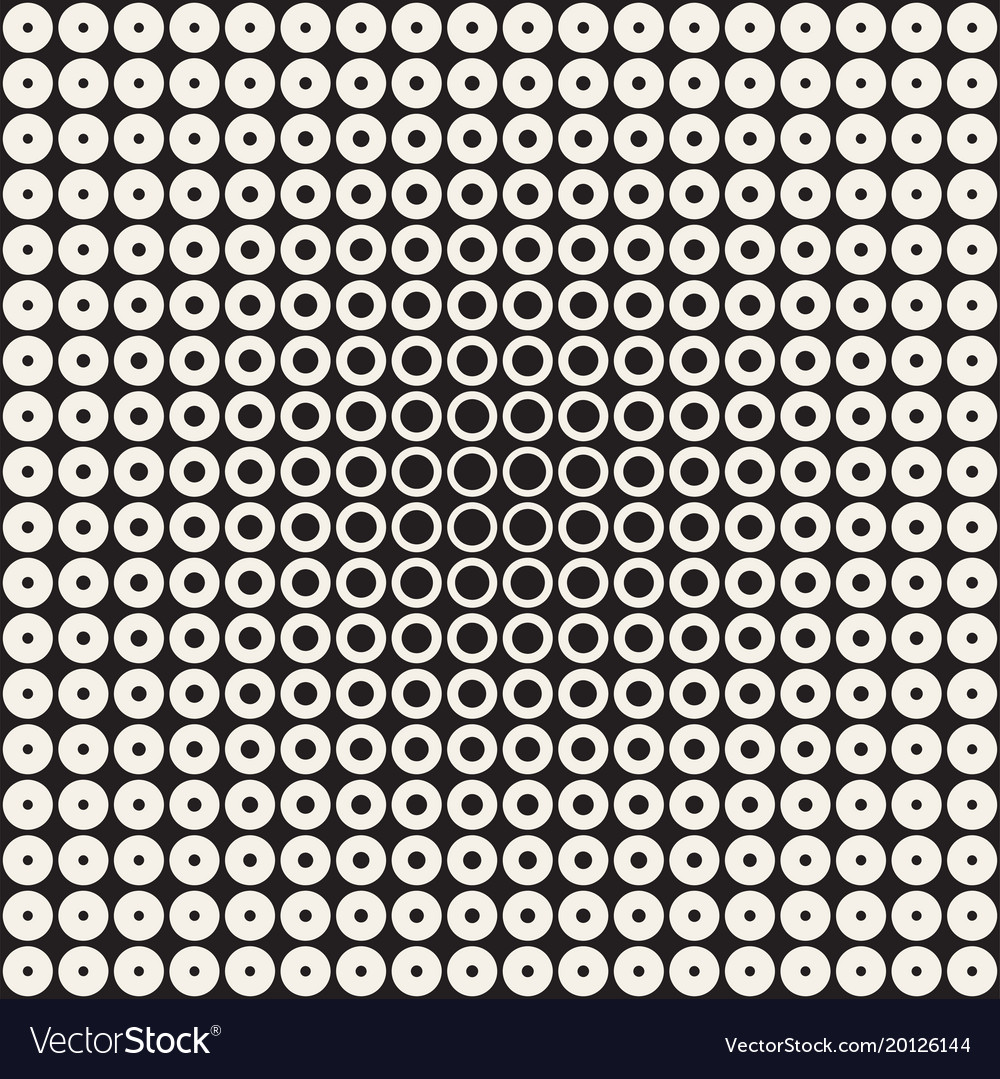 Halftone circles seamless pattern abstract