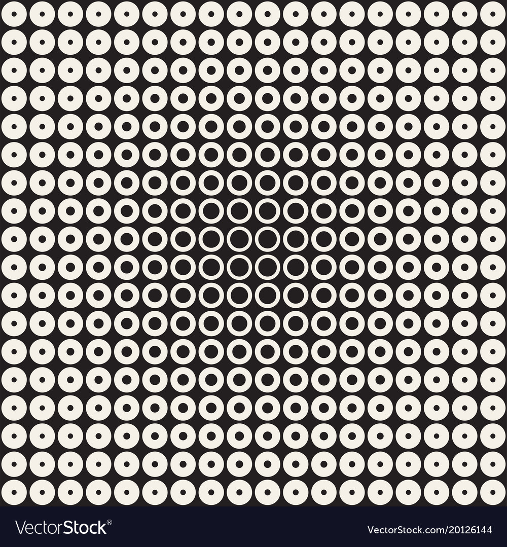 Halftone circles seamless pattern abstract