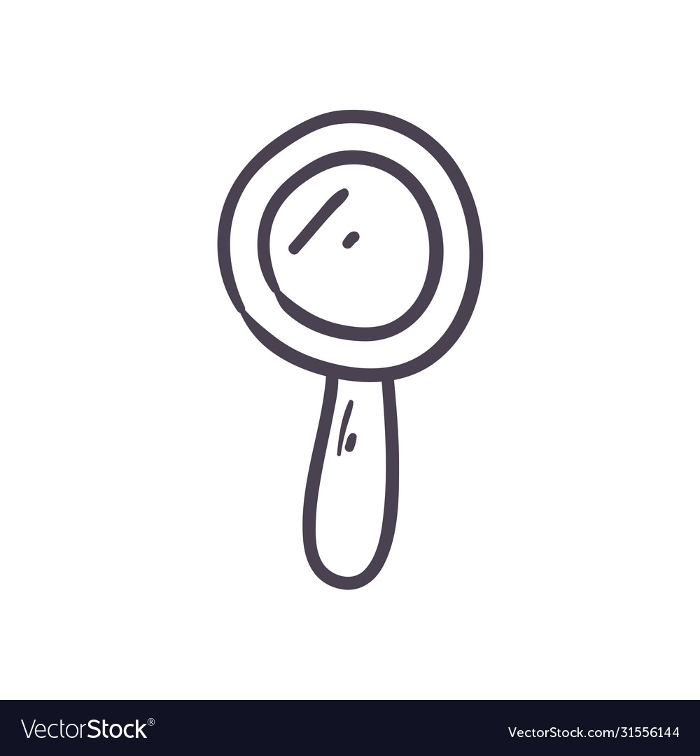 Isolated lupe line style icon design