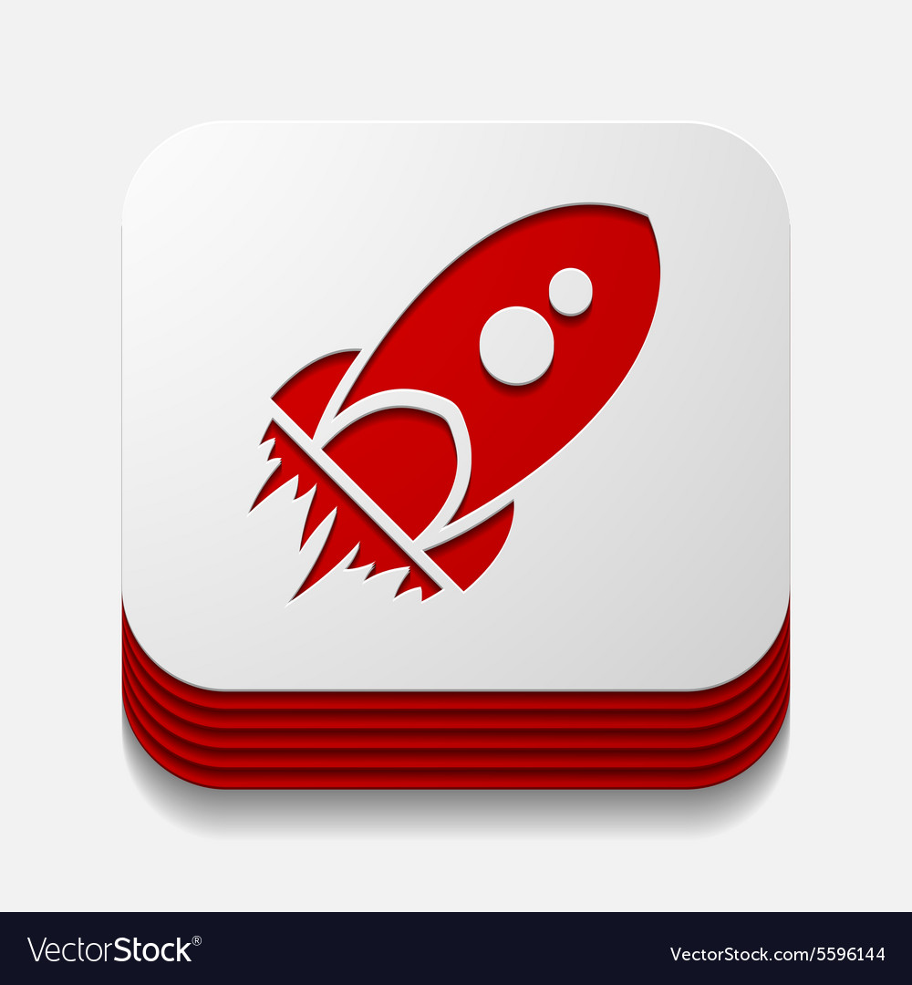 Square button rocket