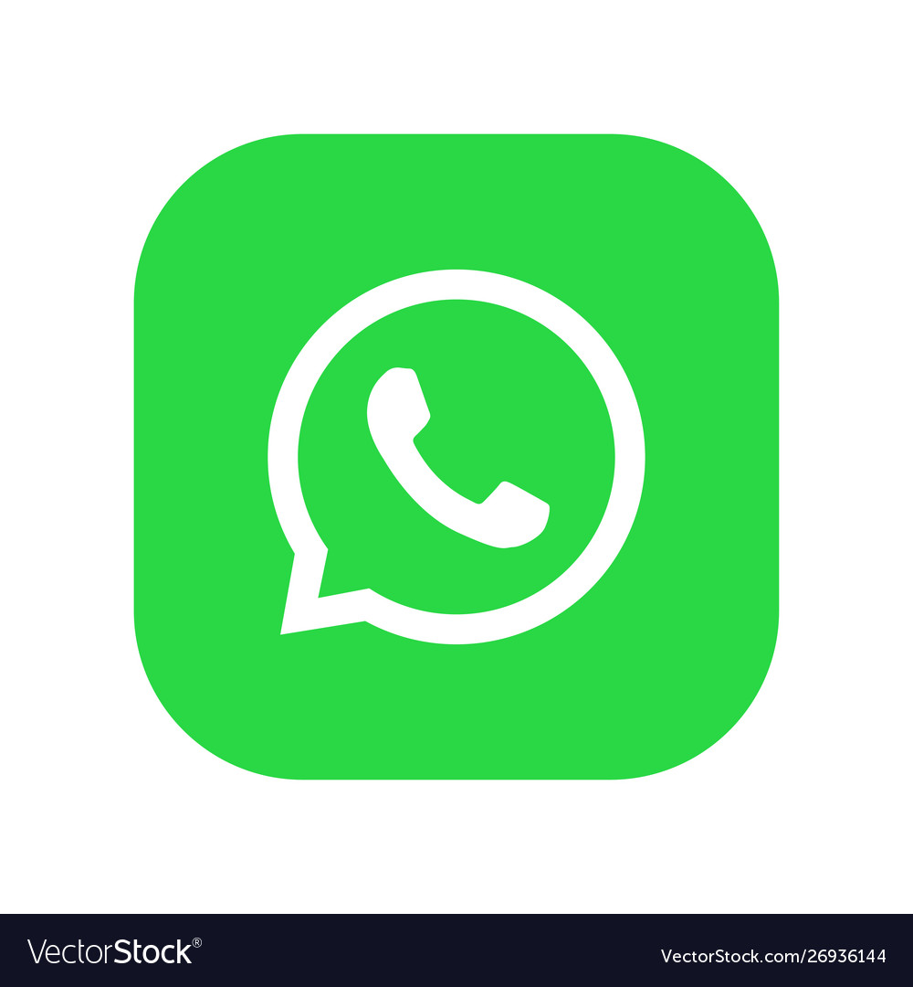 Whatsapp Logo Phone Icon Royalty Free Vector Image My Xxx Hot Girl 5783