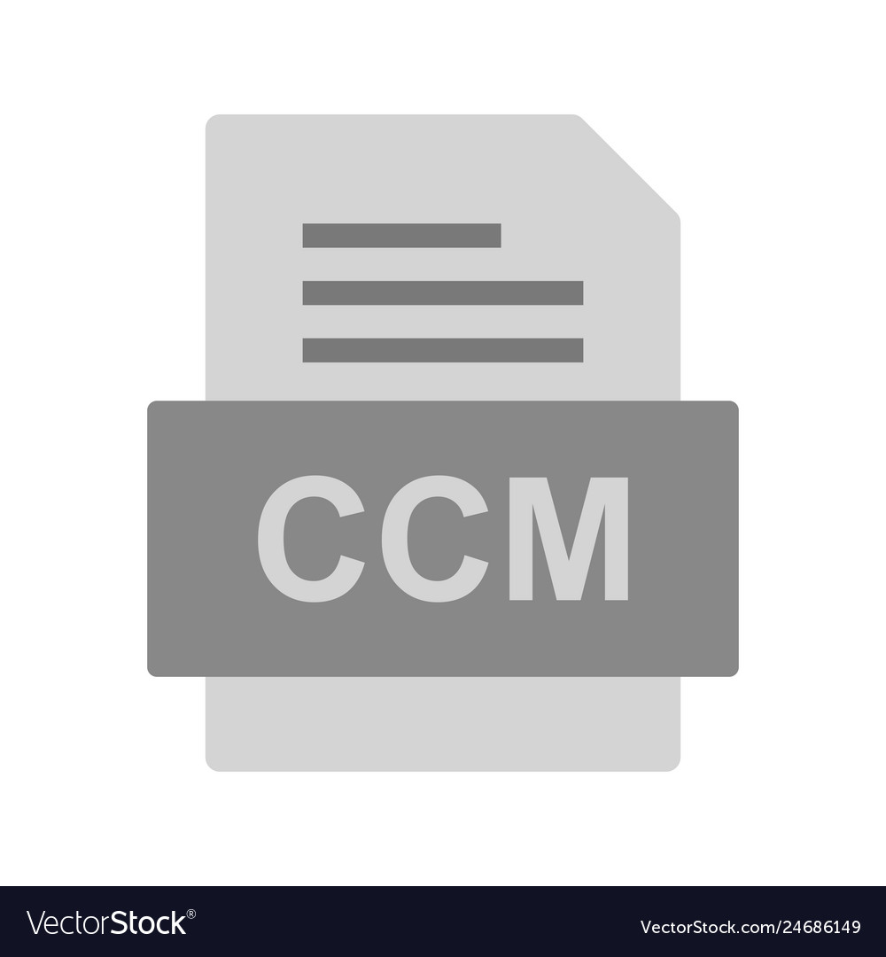 Ccm file document icon