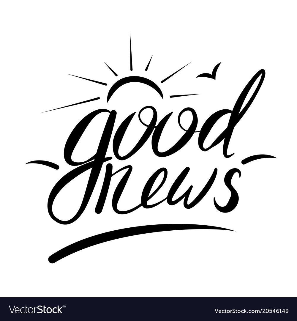 Good news Royalty Free Vector Image - VectorStock