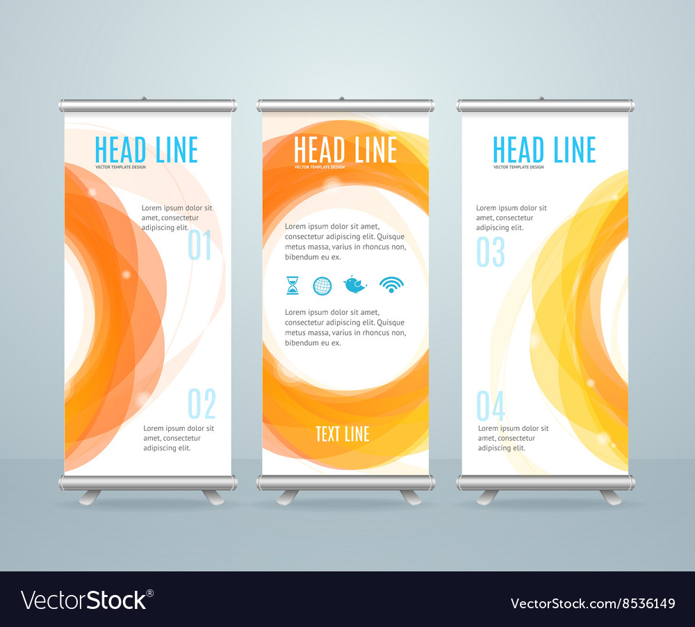 Roll Up Banner Template Free Vector Download 31 802 Free Vector For Commercial Use Format Ai Eps Cdr Svg Vector Illustration Graphic Art Design