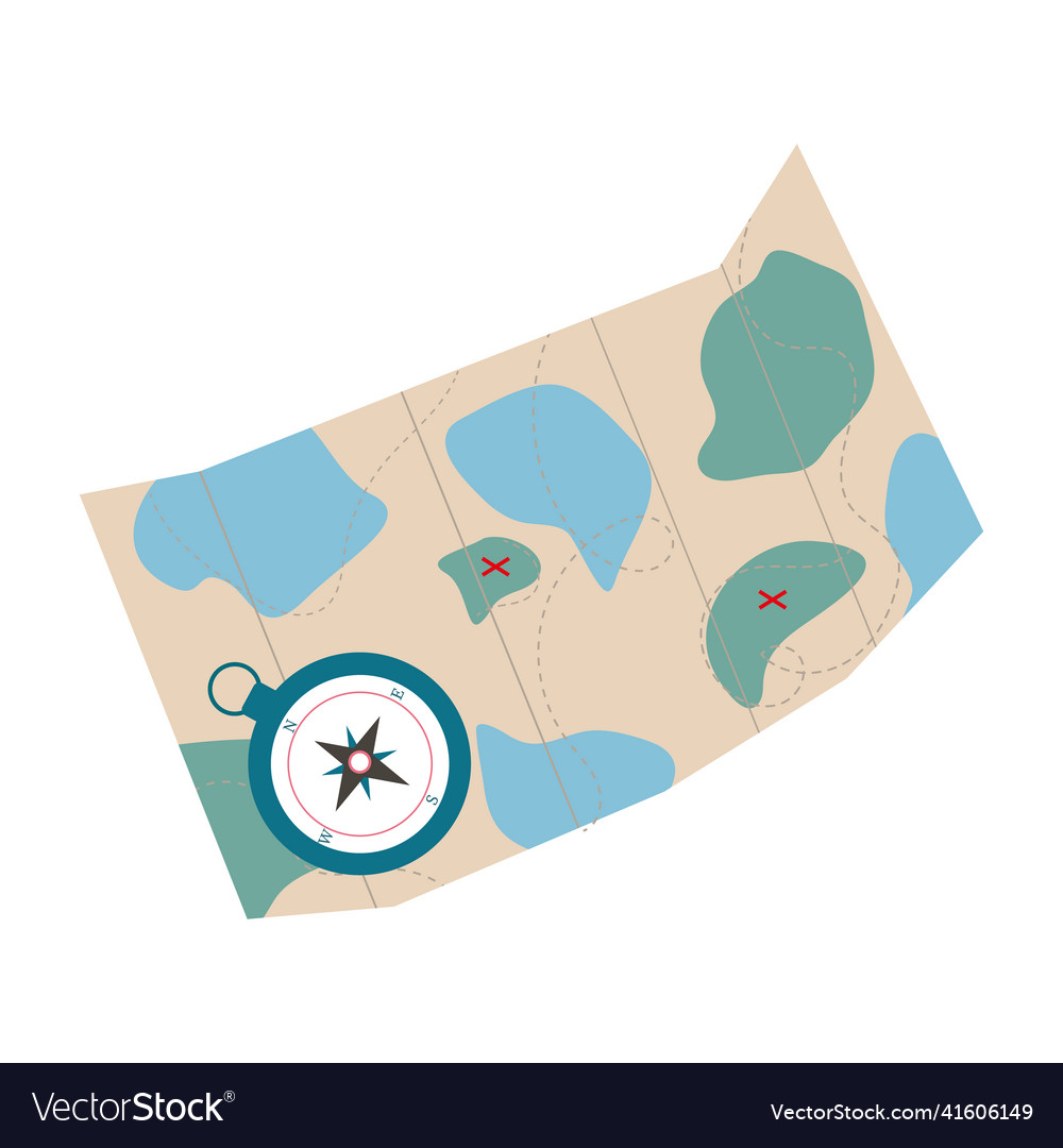 Suitcase and compass for use in website design