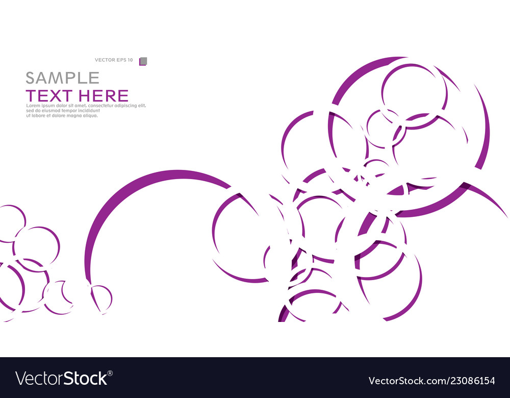 Abstract background with circles
