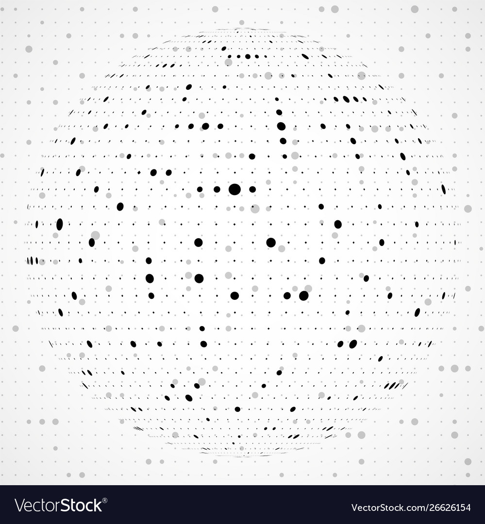 Abstract Dot Pattern - Circular
