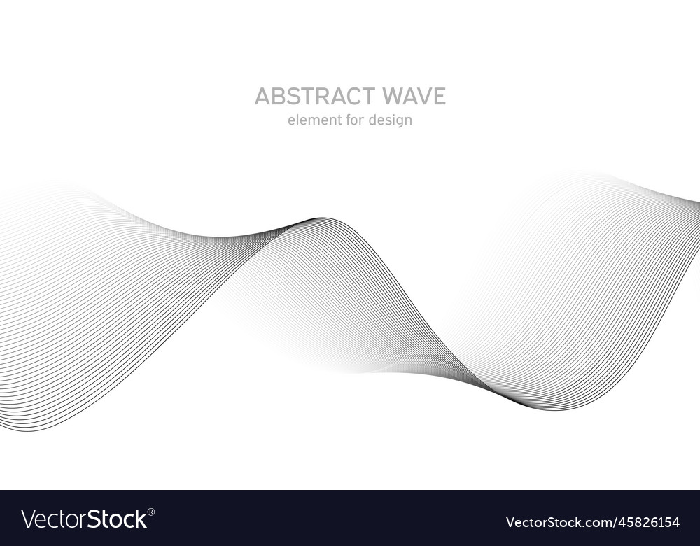 Abstract wave element for design digital vector image Abstract wave element for design digital