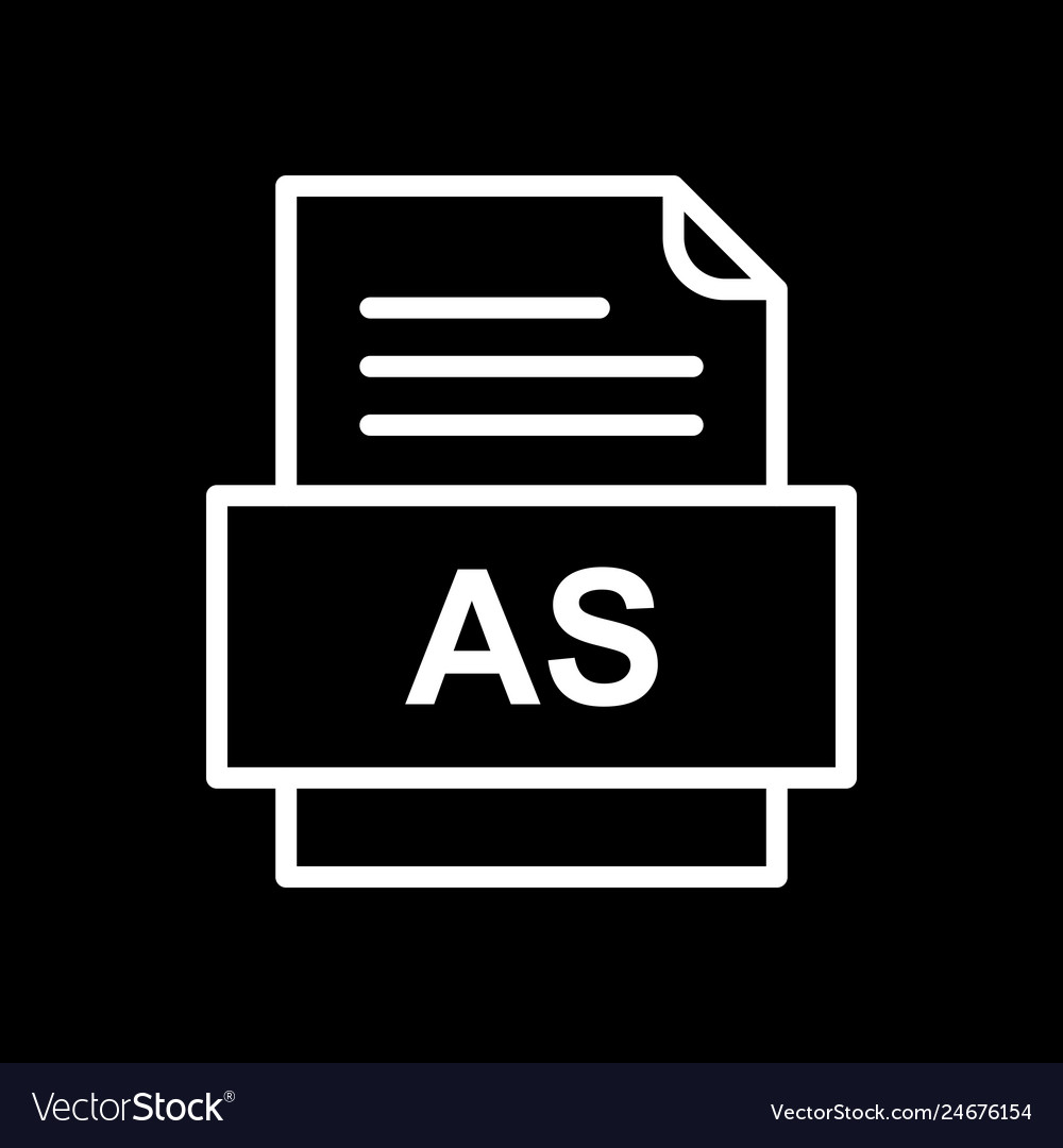 As file document icon