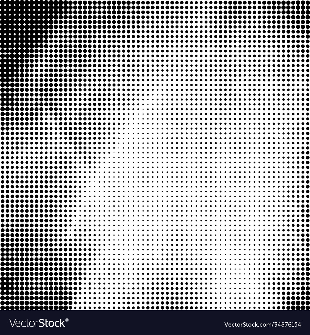 Halftone dots effect texture vector image Halftone dots effect texture