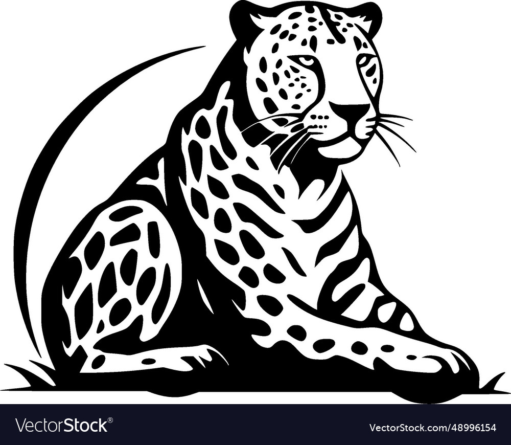 Leopard - minimalist and flat logo