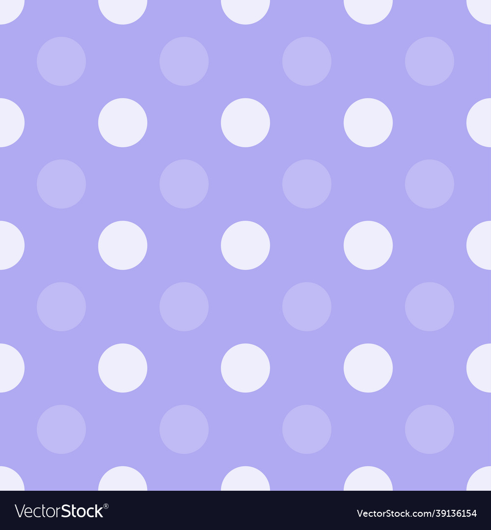 Purple dots half drop repeat seamless pattern vector image Purple dots half drop repeat seamless pattern