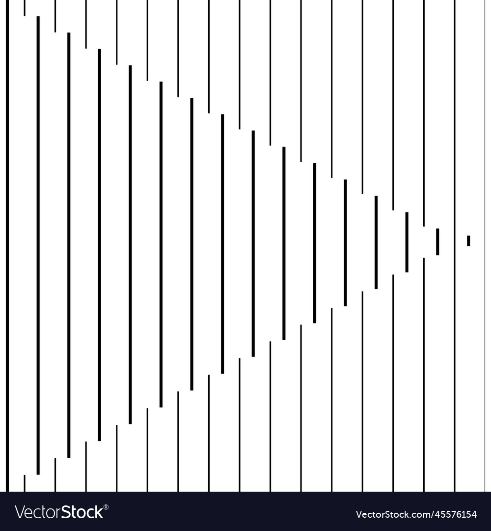 Vertical lines forming a triangle seamless pattern vector image Vertical lines forming a triangle seamless pattern
