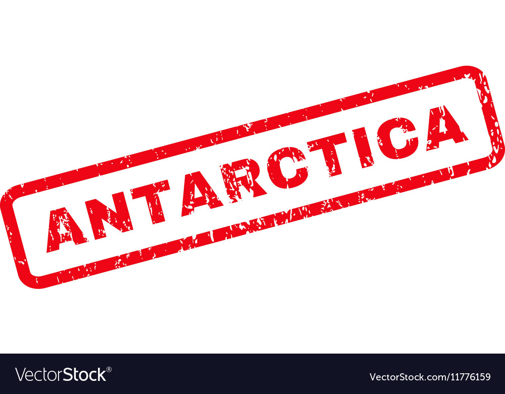 Antarctica rubber stamp