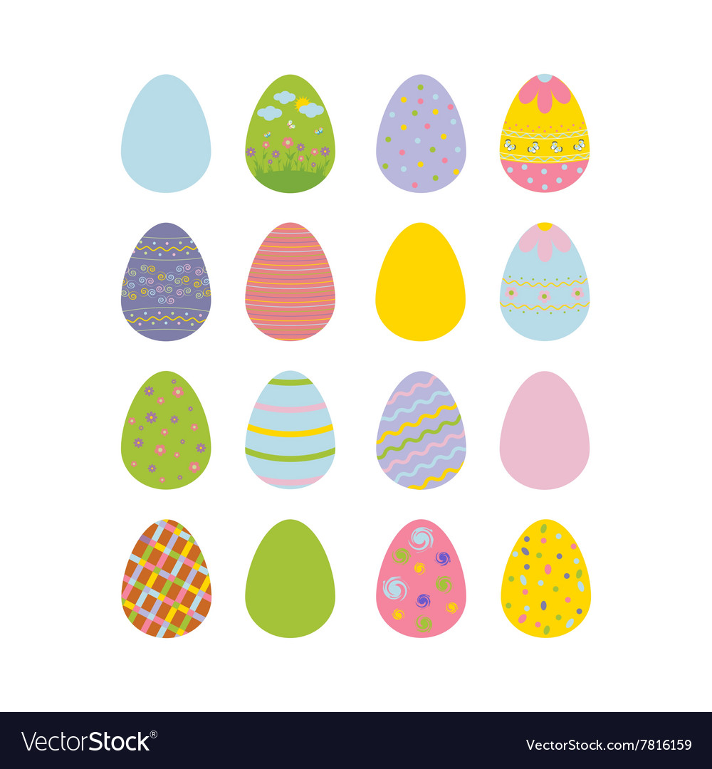 Colorful Easter Egg Pattern