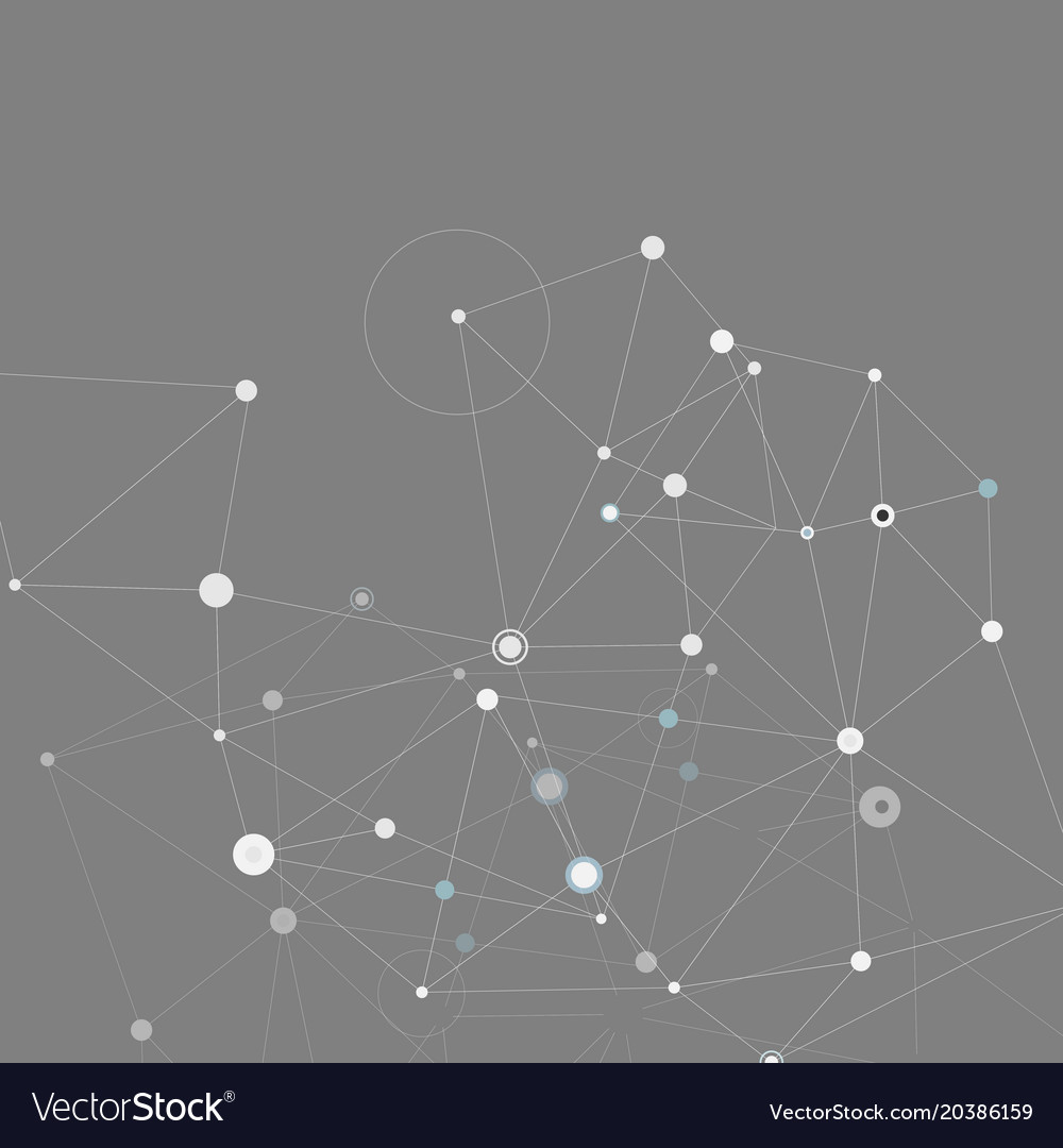 Communication abstract network background