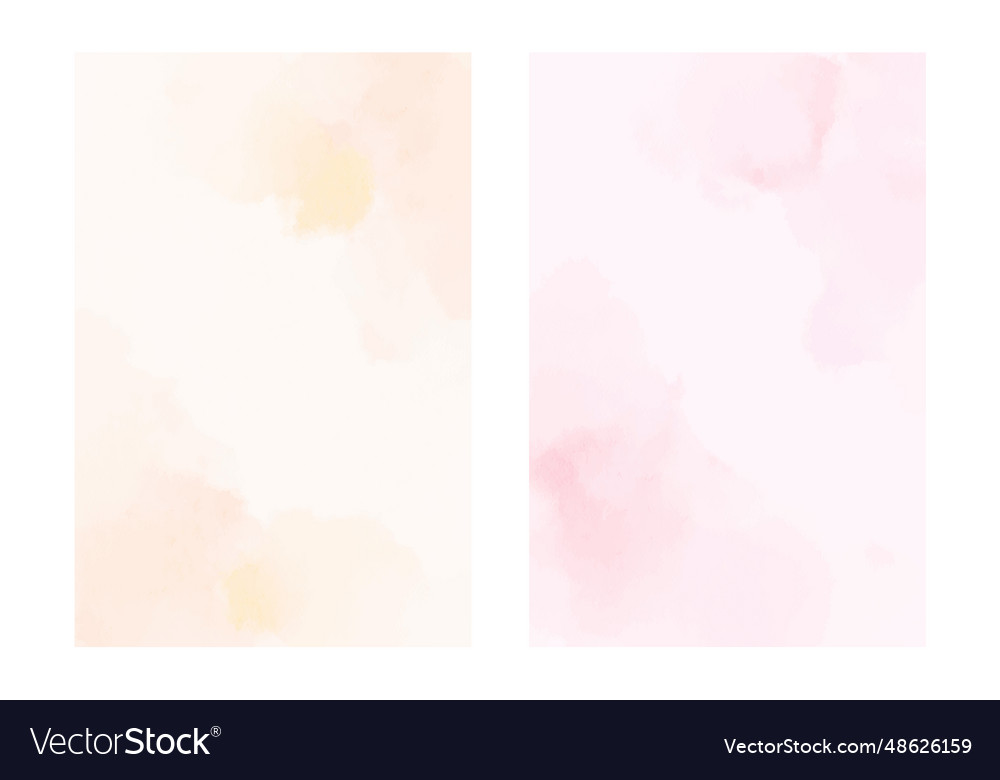 Pastel watercolor background collection
