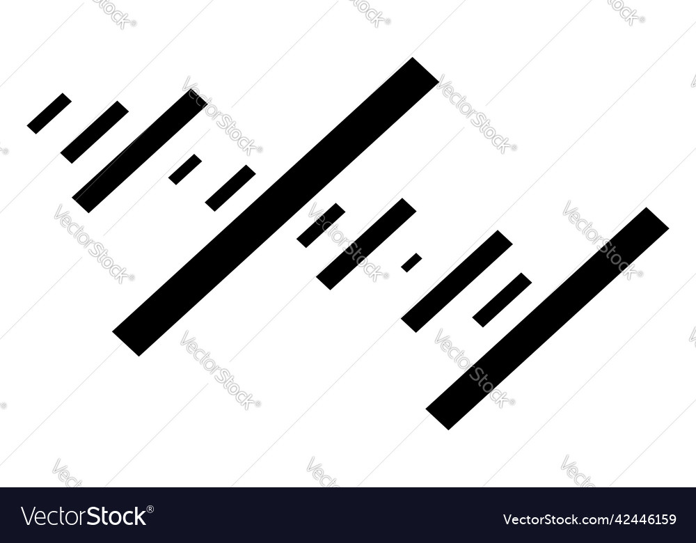 Random lines stripes streak element
