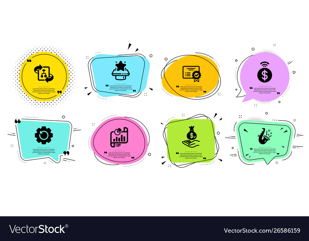 Report document technical algorithm and jazz vector image Report document technical algorithm and jazz