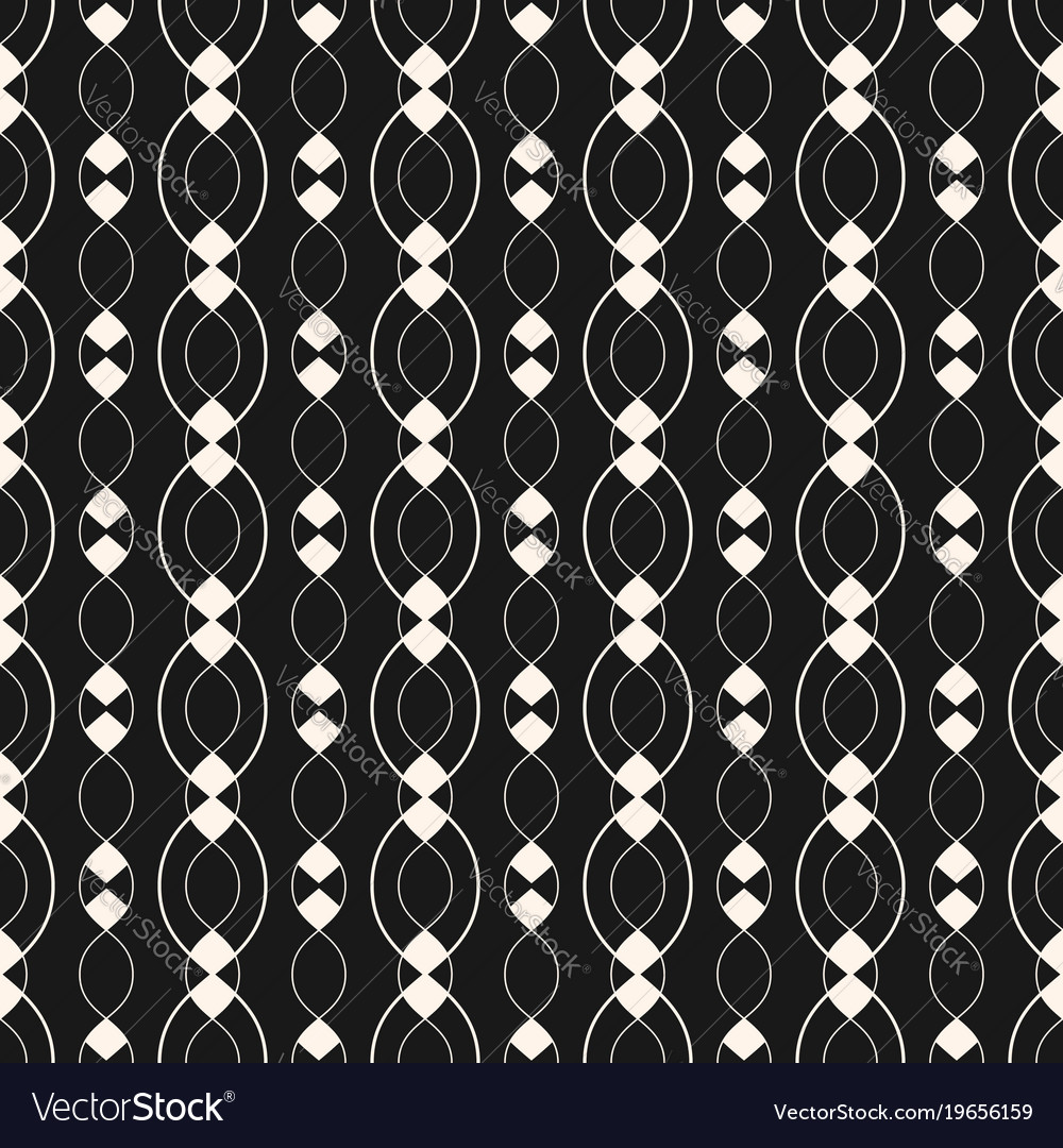 Subtle seamless pattern with smooth wavy shapes