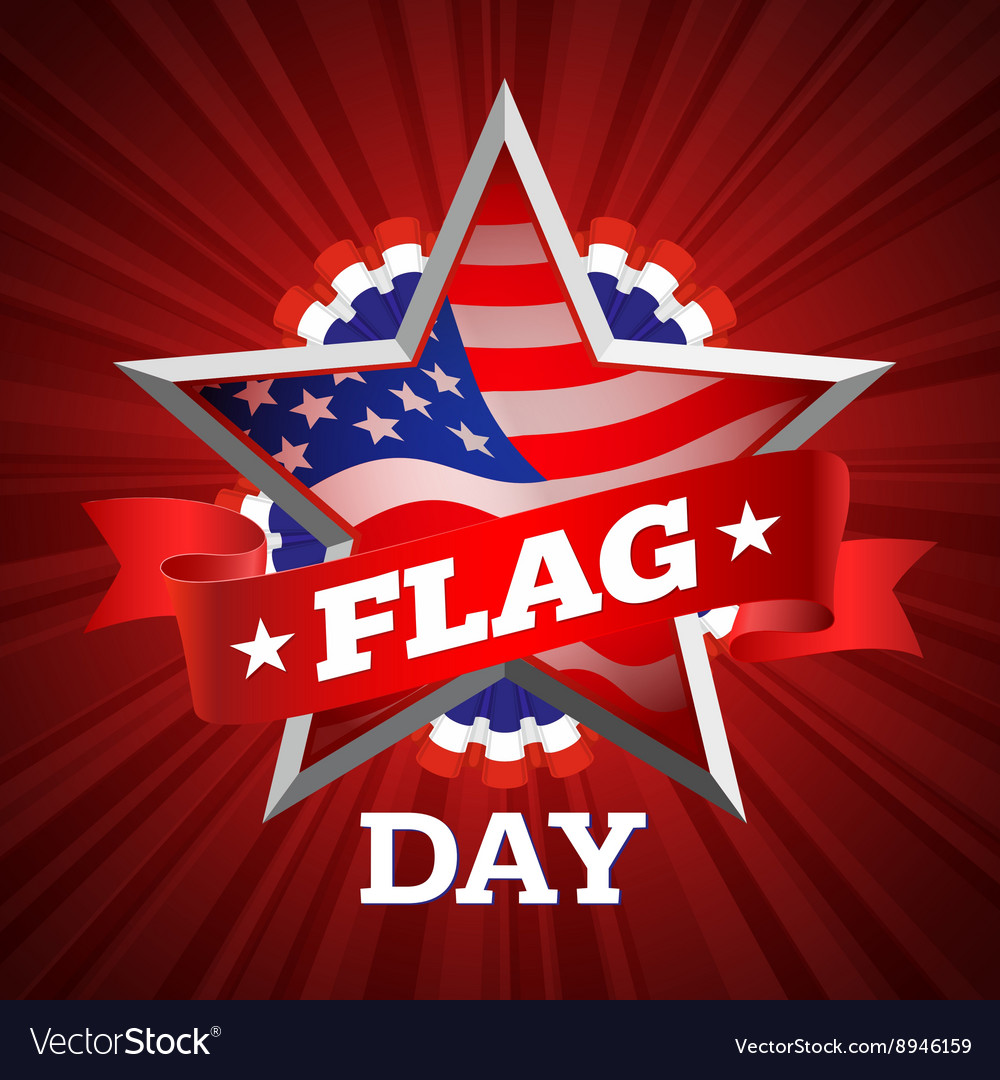 United States Flag Day Card